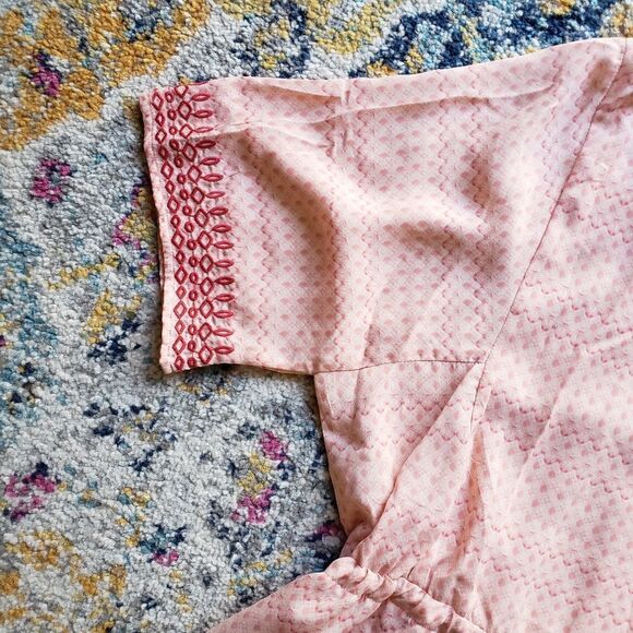 Anthropologie One September bohemian blouse adjustable waist - Picture 11 of 16